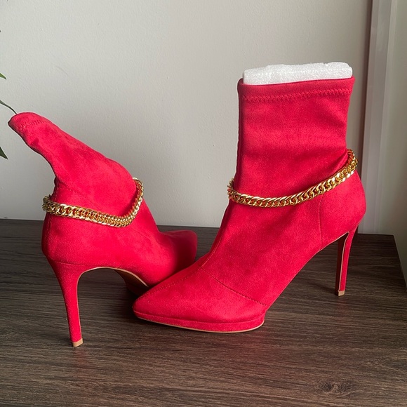 Jessica Simpson Wicked Red boots - Picture 2 of 7